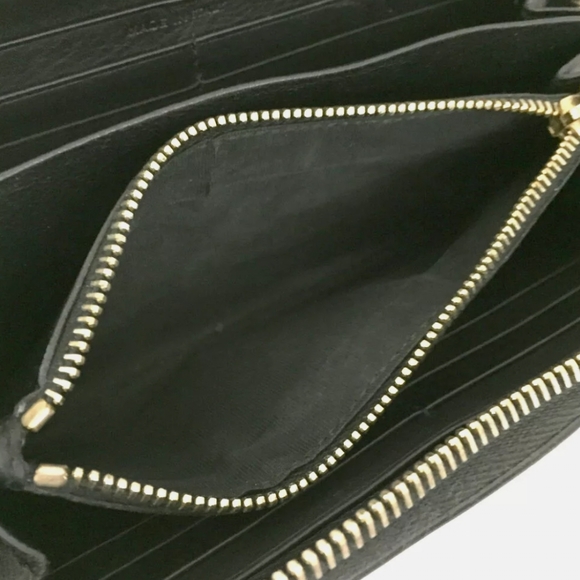 YVES SAINT LAURENT CASSANDRA LEATHER ZIP AROUND LONG WALLET/M2715 - Picture 6 of 9